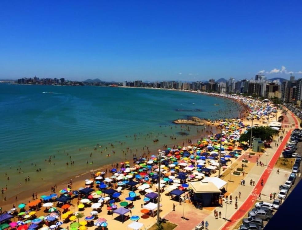 Apt Encantador Praia Do Morro 20 Metros Da Praia. Apartment Guarapari Exterior photo